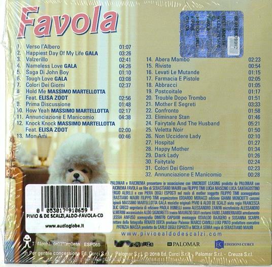 Favola (Colonna sonora) - CD Audio di Pivio e Aldo De Scalzi - 2