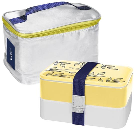 Wd Lifestyle Lunch Box Con Borsetta Termica Gialla Schiscetta