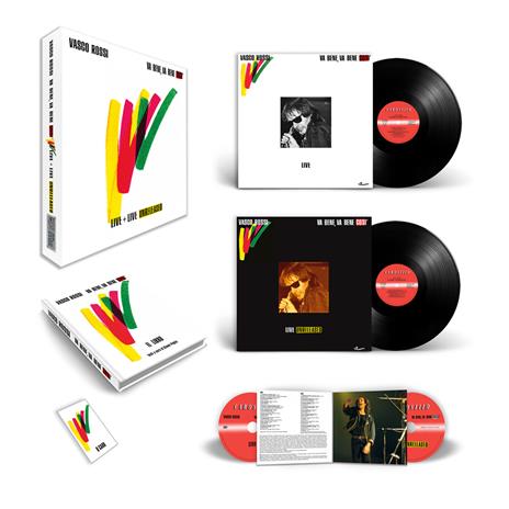 Va bene, va bene così Live + Live Unreleased 40^Rplay Special Edition (2 CD + 2 LP + Libro) - Vinile LP + CD Audio di Vasco Rossi