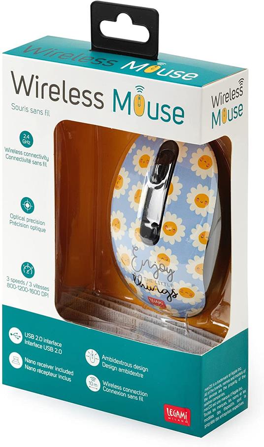 Wireless Mouse - Daisy - Legami - Idee regalo