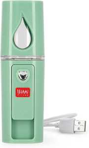 Idee regalo Legami - Mini Nebulizzatore per il Viso, Ricaricabile USB, Portatile, Leggero, Compatto, Ultrasilenzioso, 3x10,2 cm Legami
