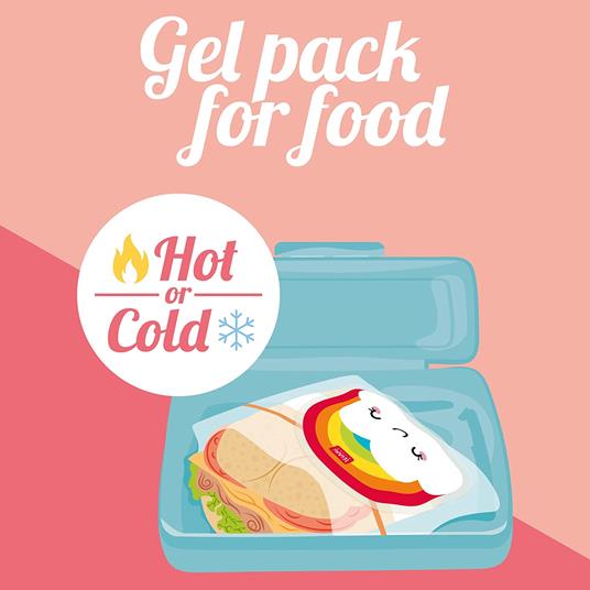 Gel Pack For Food, Hot & Cold Gel Pack - Rainbow - 3