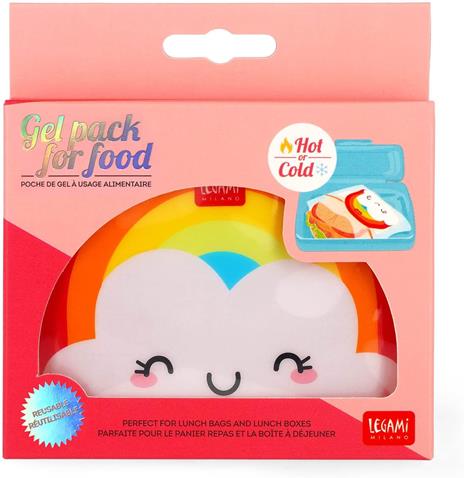 Gel Pack For Food, Hot & Cold Gel Pack - Rainbow - 4