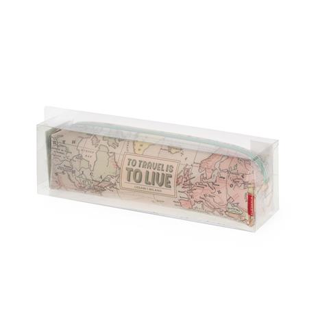 Astuccio Transparent Pencil Case - Travel - 2