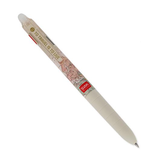 Penna gel cancellabile. Make Mistakes - 3-Colour Erasable Gel Pen  - Travel