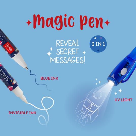 Penna magica: penna a inchiostro invisibile - Space - Legami - Cartoleria e  scuola