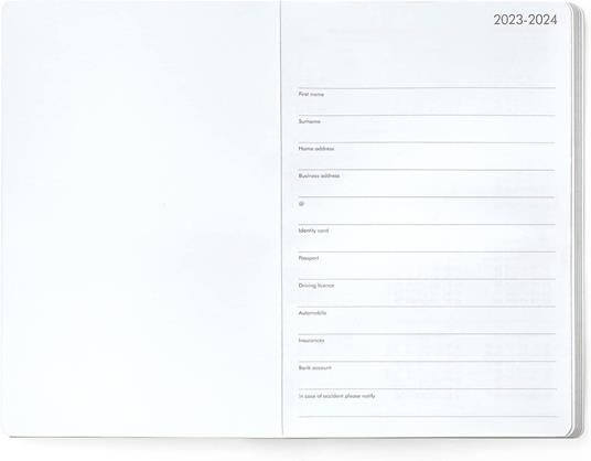 Agenda 2023-2024 Legami, 18 mesi, settimanale, medium, con notebook, foto  EGG - Legami - Cartoleria e scuola