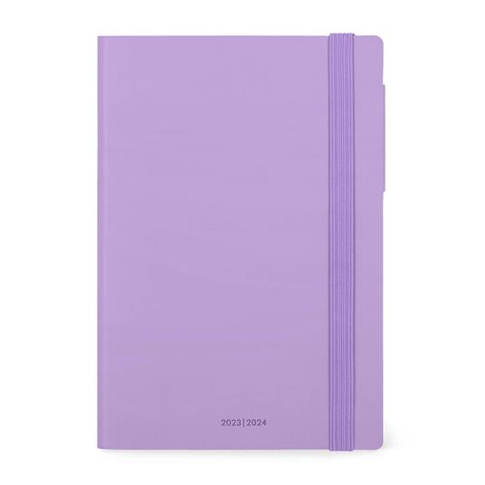 Agenda 2023-2024 Legami, 16 mesi, giornaliera, medium, colors - LAVENDER