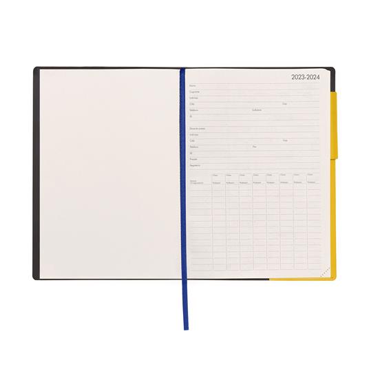 Agenda del docente  2023-2024 Legami, 13 mesi, settimanale, large, colors - YELLOW FREESIA - 2