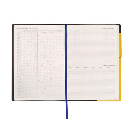 Agenda del docente  2023-2024 Legami, 13 mesi, settimanale, large, colors - YELLOW FREESIA - 4