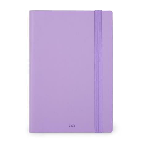 Agenda 2023-2024 Legami, 12 mesi, settimanale, medium, con notebook, colors - LAVENDER