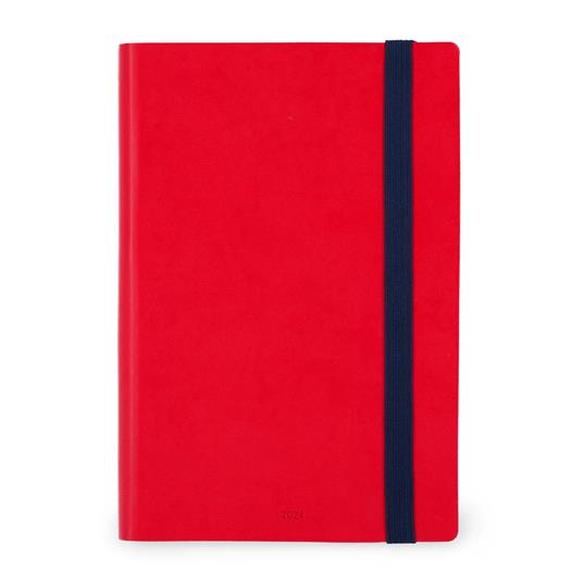 Agenda 2023-2024 Legami, 12 mesi, settimanale, medium, con notebook, colors - RED PASSION