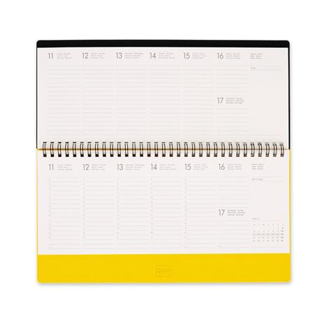 Desk Planner Legami 2024, 13 mesi, colors - YELLOW FREESIA - 2