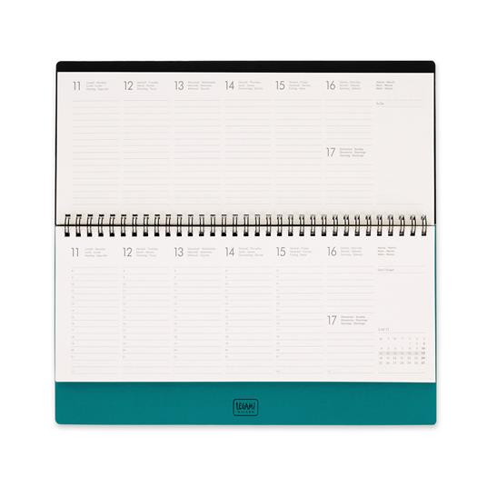 Desk Planner Legami 2024, 13 mesi, colors - MALACHITE GREEN - 2
