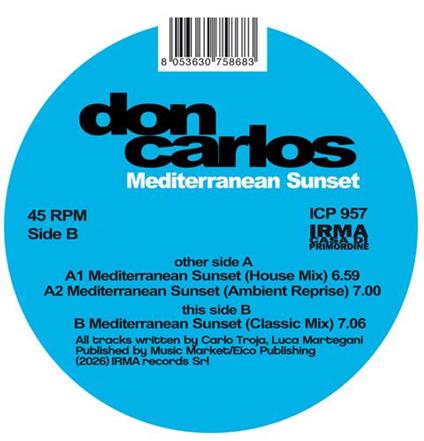 Mediterranean Sunset - Vinile LP di Don Carlos