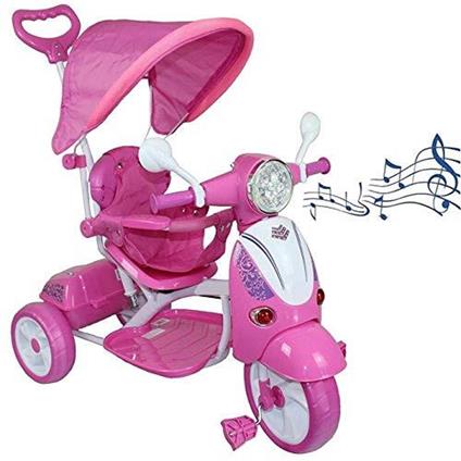 Triciclo Scooter Rosa