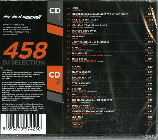 DJ Selection 458 - CD Audio - 2