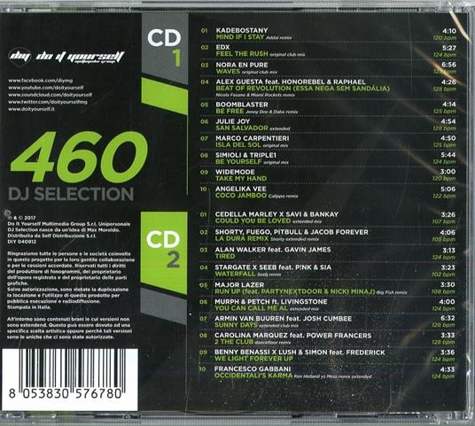 DJ Selection 460 - CD Audio - 2