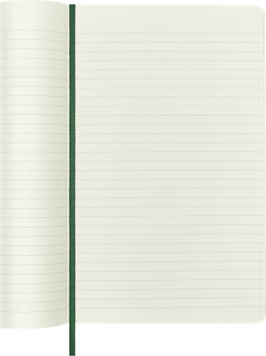 Taccuino Moleskine large a righe copertina morbida verde. Myrtle Green - 3