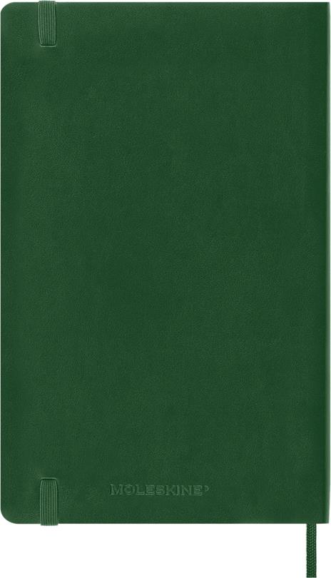Taccuino Moleskine large a righe copertina morbida verde. Myrtle Green - 5