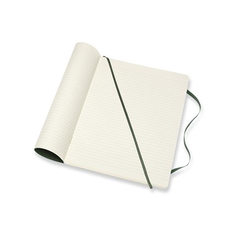Taccuino Moleskine XL a righe copertina morbida verde. Myrtle Green - 3