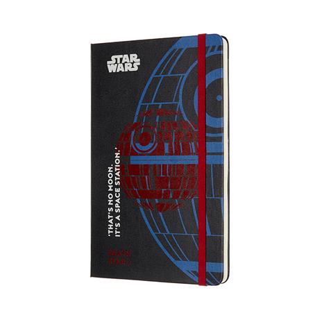 Weekly Notebook Agenda-Taccuino settimanale 2019-2020, 18 mesi, Star Wars Limited Edition Moleskine large Morte Nera. Death Star - 2