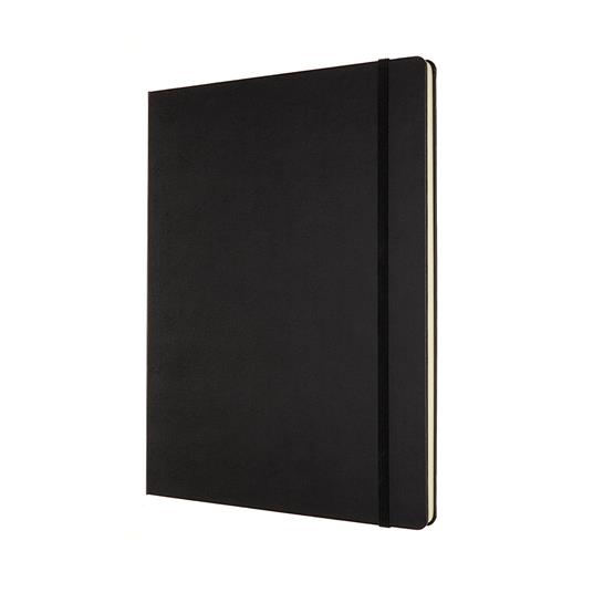 Taccuino Moleskine XXL a pagine bianche copertina rigida nero. Black - 2