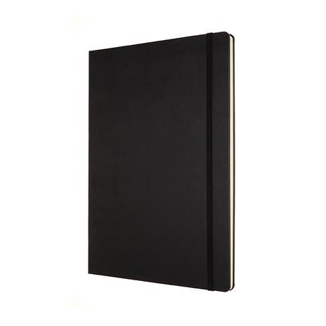 Taccuino Moleskine A4 a pagine bianche copertina rigida nero. Black - 2