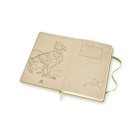 Taccuino Moleskine Harry Potter Limited Edition large a righe Expecto Patronum. Verde - 3