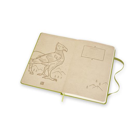 Taccuino Moleskine Harry Potter Limited Edition large a righe Expecto Patronum. Verde - 3