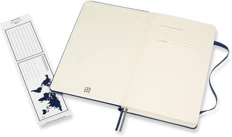 Taccuino Moleskine Expanded Large a righe copertina rigida. Blu - 2