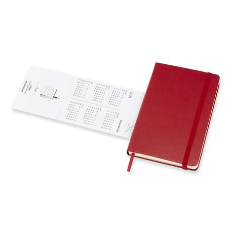 Agenda settimanale 2020/2021 18 mesi Moleskine pocket copertina rigida. Rossa - 6