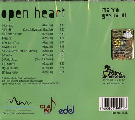 Open Heart - CD Audio di Marco Gesualdi - 2