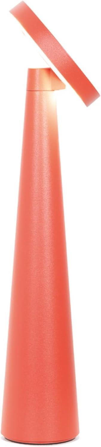 Lampada Angelina Pro Rosso, da tavolo, portatile, a batteria, ricaricabile