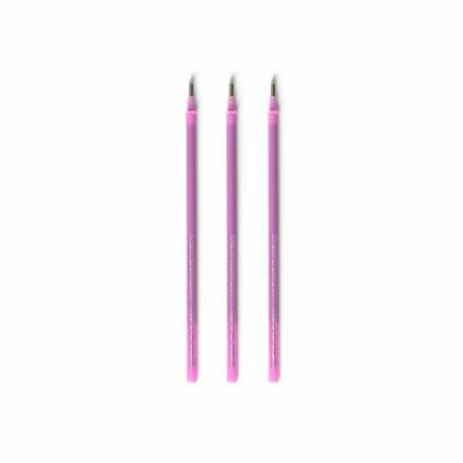 Refill penna cancellabile - Viola - Set da 3