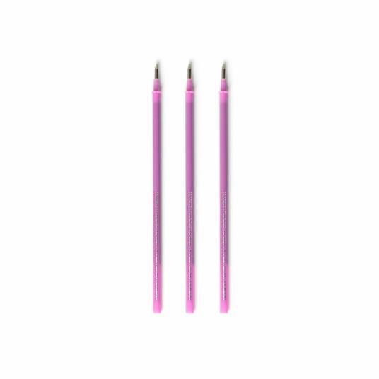 Refill penna cancellabile - Viola - Set da 3