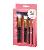 Pennelli per il trucco Oh My Glow! - Set Of 4 Makeup Brushes - Stars