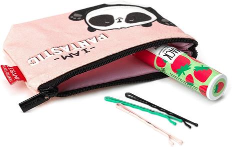 Portamonete in cotone, Cotton Coin Purse - Panda - 2