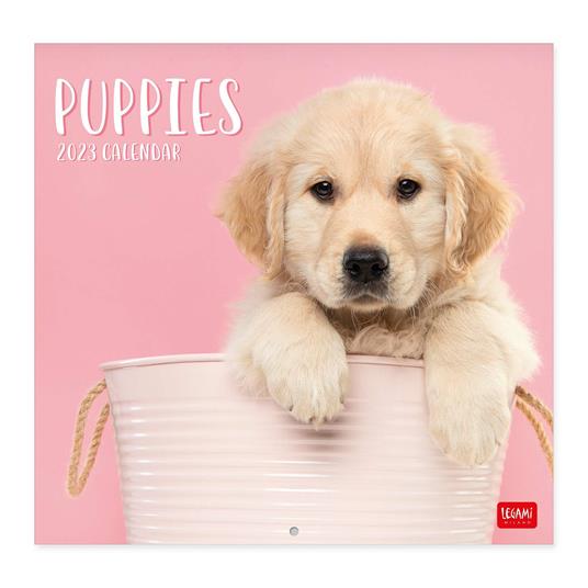 Calendario Legami 2023, Puppies - 30 x 29 cm - 3