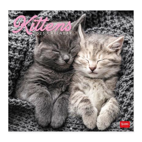 Calendario Legami 2023, Kittens - 30 x 29 cm