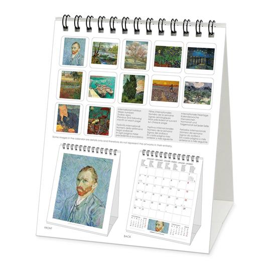 Calendario Legami 2023, Vincent Van Gogh - 12 x 14,5 cm - 2