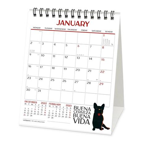 Calendario Legami 2023, carta non patinata, Beer - 12 x 14,5 cm - 3