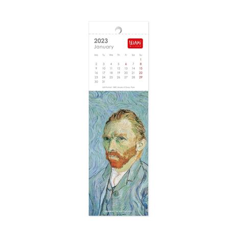 Calendario segnalibro Legami 2023, Vincent Van Gogh - 5.5 x 18 cm - 3