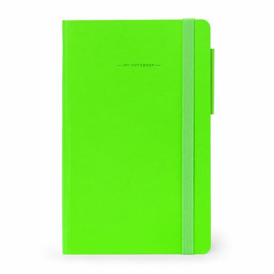 Quaderno My Notebook - Medium Lined Neon Green