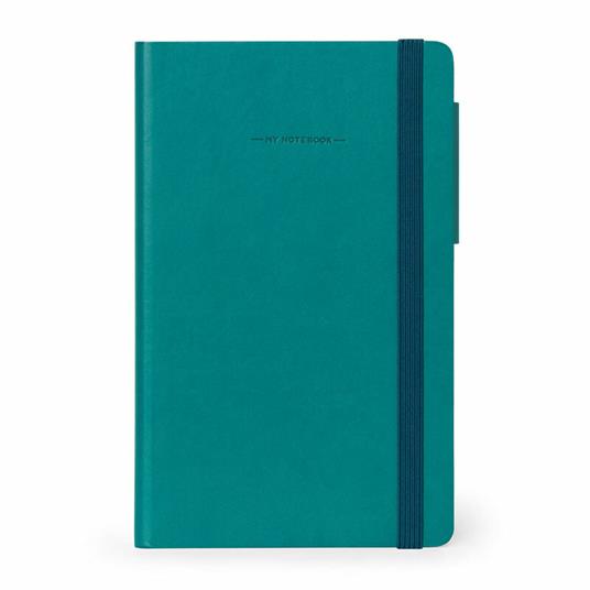 Quaderno My Notebook - Medium Plain Petrol Blue - Legami - Cartoleria e  scuola