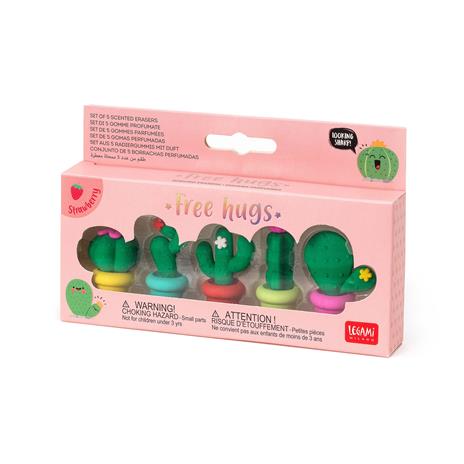 Gomme Cactus Legami, Free Hugs - Cactus Erasers - 4