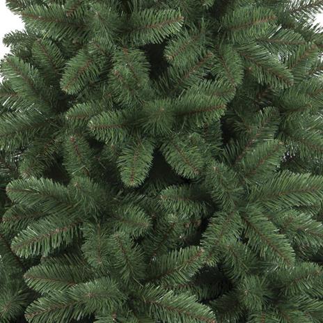 Albero Di Natale 210 cm Piccadilly Super Folto 850 Rami Pino Verde Base Croce - 3