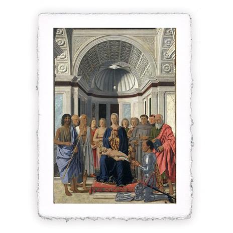 Stampa d''arte di Piero della Francesca Madonna col Bambino, Magnifica -  cm 50x70