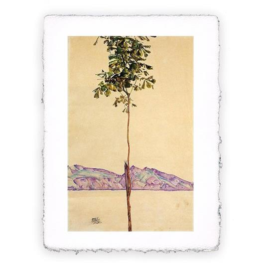 Stampa di Egon Schiele Albero di noci sul lago di Costanza, Magnifica -  cm 50x70