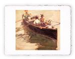 Stampa d''arte Pitteikon di Egon Schiele In barca - 1907, Magnifica -  cm 50x70